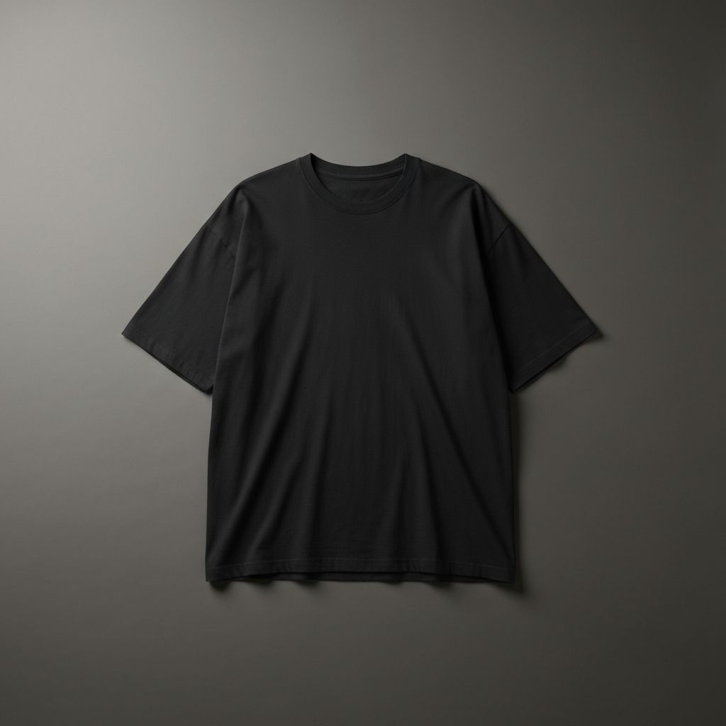 Black Normal T-Shirt mockup